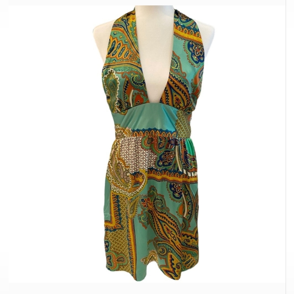 Bebe green dress. Medium